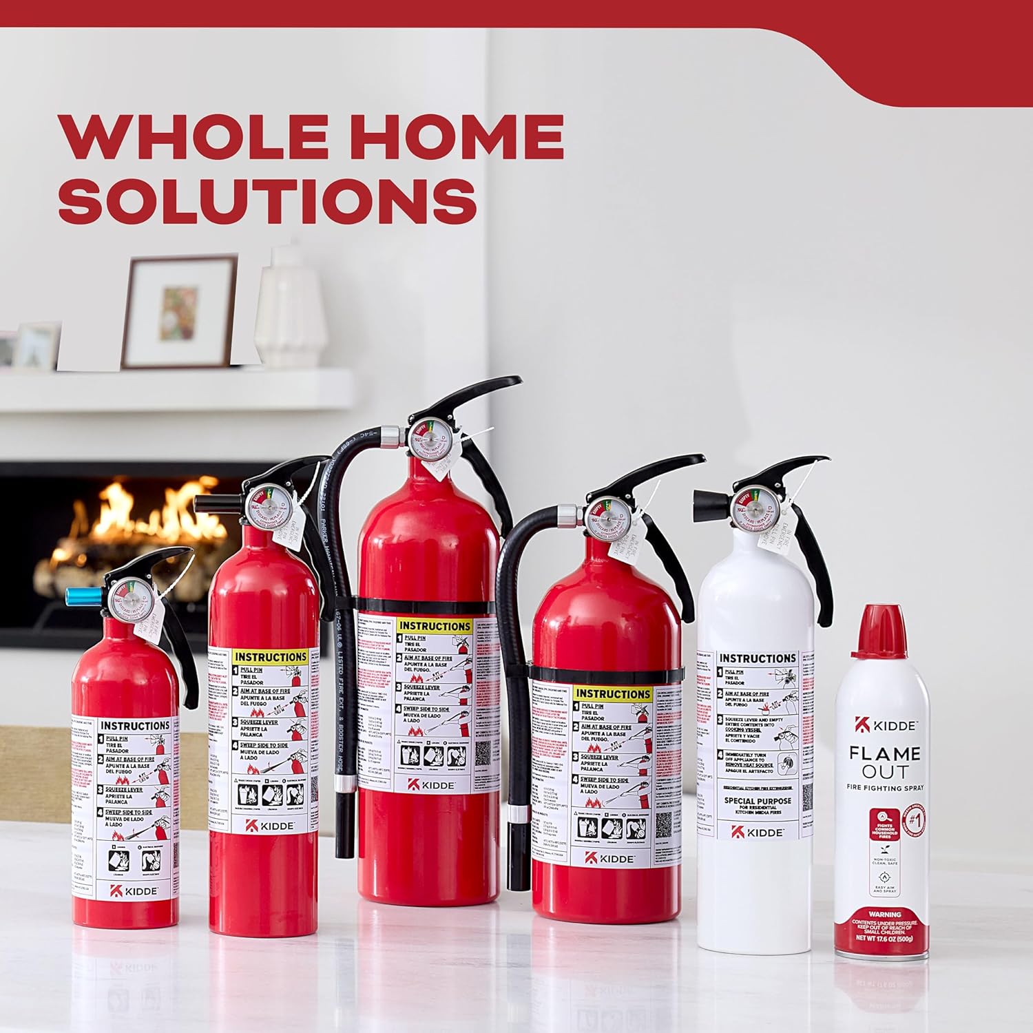Kidde, FA110G, Multi Purpose Fire Extinguisher for Home, Office, Dorm, Residential, 1A10BC - Image 13