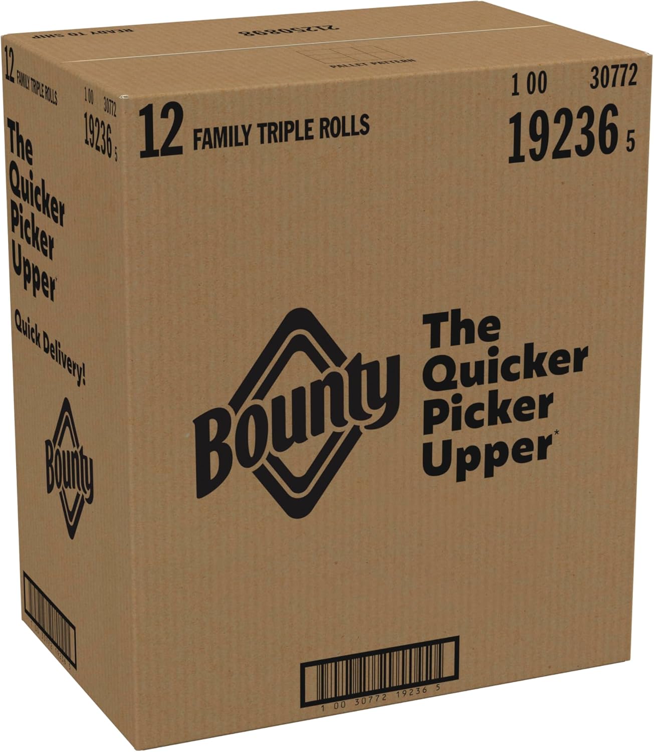 Bounty Quick-Size Paper Towels, White, 12 Family Triple = 40 Regular Rolls - Image 13