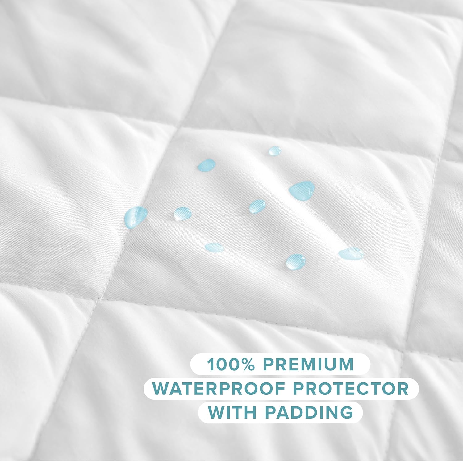 Bare Home Waterproof Quilted Mattress Protector (Queen) - Cooling Mattress Pad - Protects Against Spills - Easily Washable - Elastic Fitted Mattress Cover - Stretch-to-Fit up to 15 Inches Deep (Queen) - Image 6