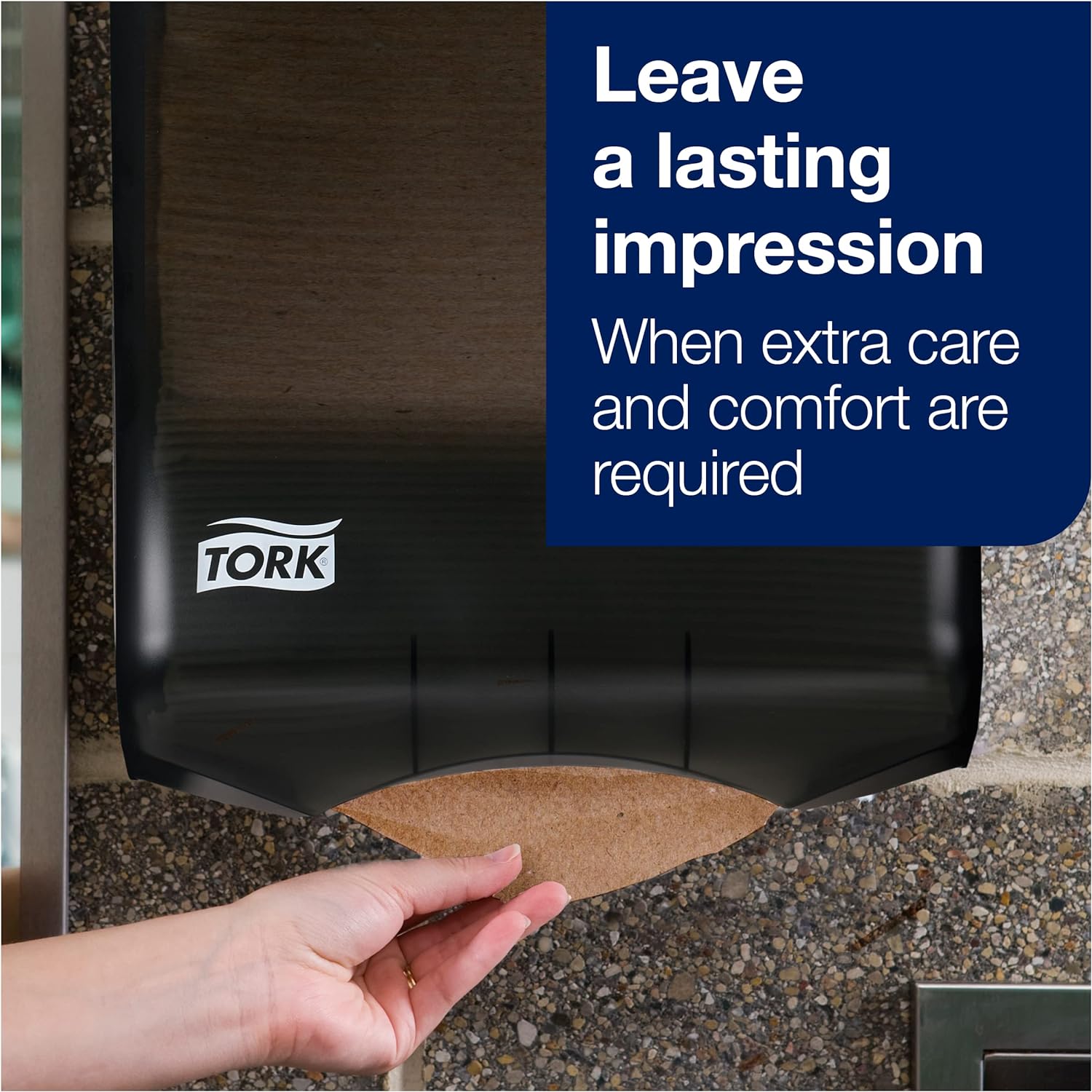 Tork Multifold Hand Towel, Natural, 100% recycled, FSC certified, Compatible with H2 Dispensers, 16 packs x 250 sheets (MK520A) - Image 4