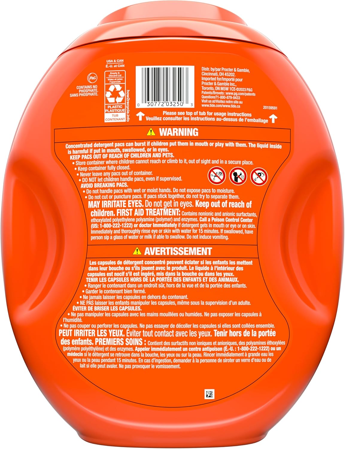 Tide PODS laundry detergent pacs, 3-in-1 Stain Remover, Odor Fighter, Color Protector, 112 Count, HE compatible, Spring Meadow Scent - Image 13