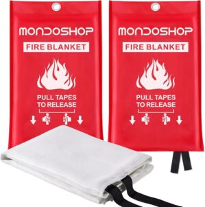 Mondoshop Fire Blankets Emergency f...