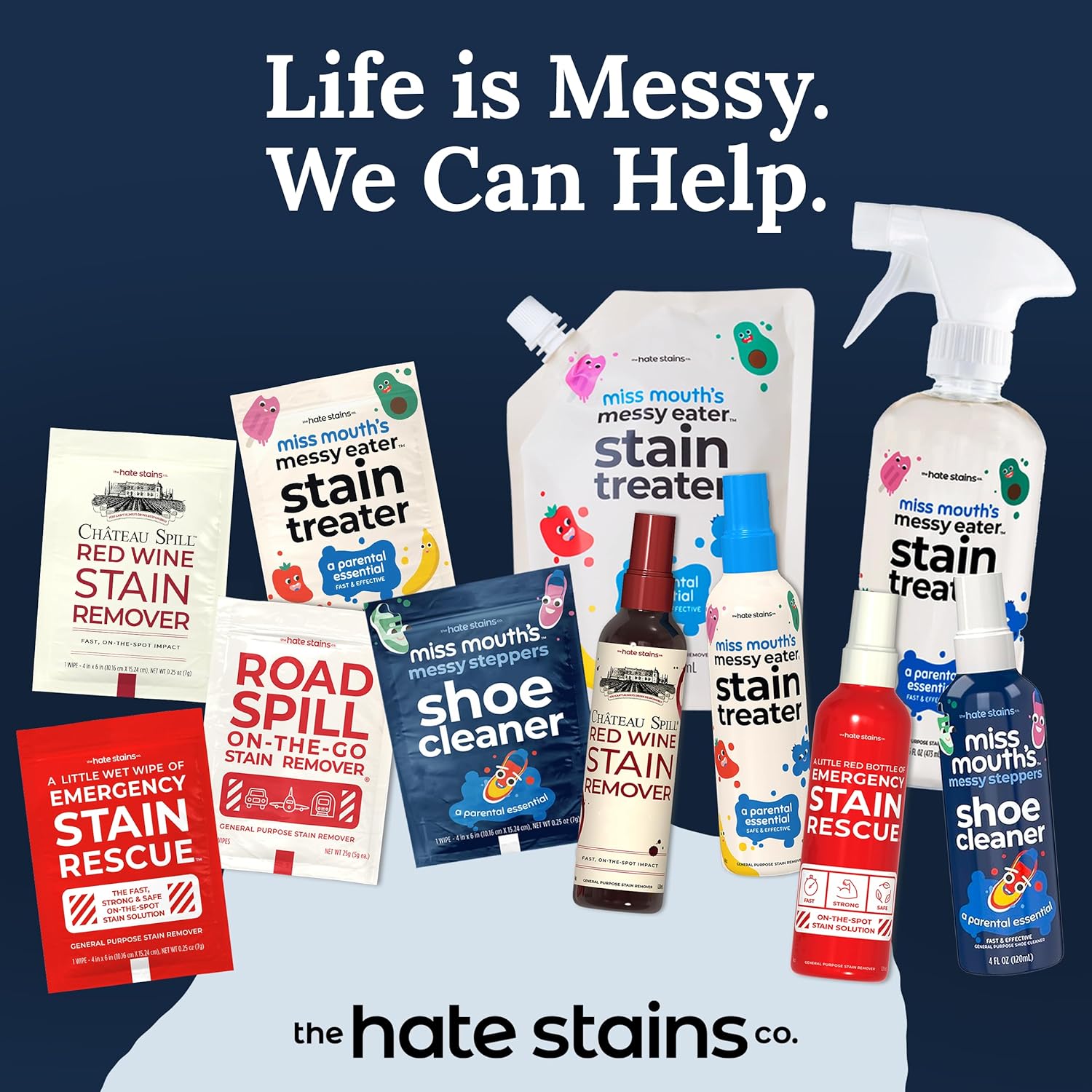 Miss Mouth's Messy Eater Stain Treater Spray - 4oz Stain Remover - Newborn & Baby Essentials - No Dry Cleaning Food, Grease, Coffee Off Laundry, Underwear, Fabric - Image 9