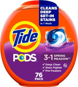 Tide PODS laundry detergent pacs, 3...