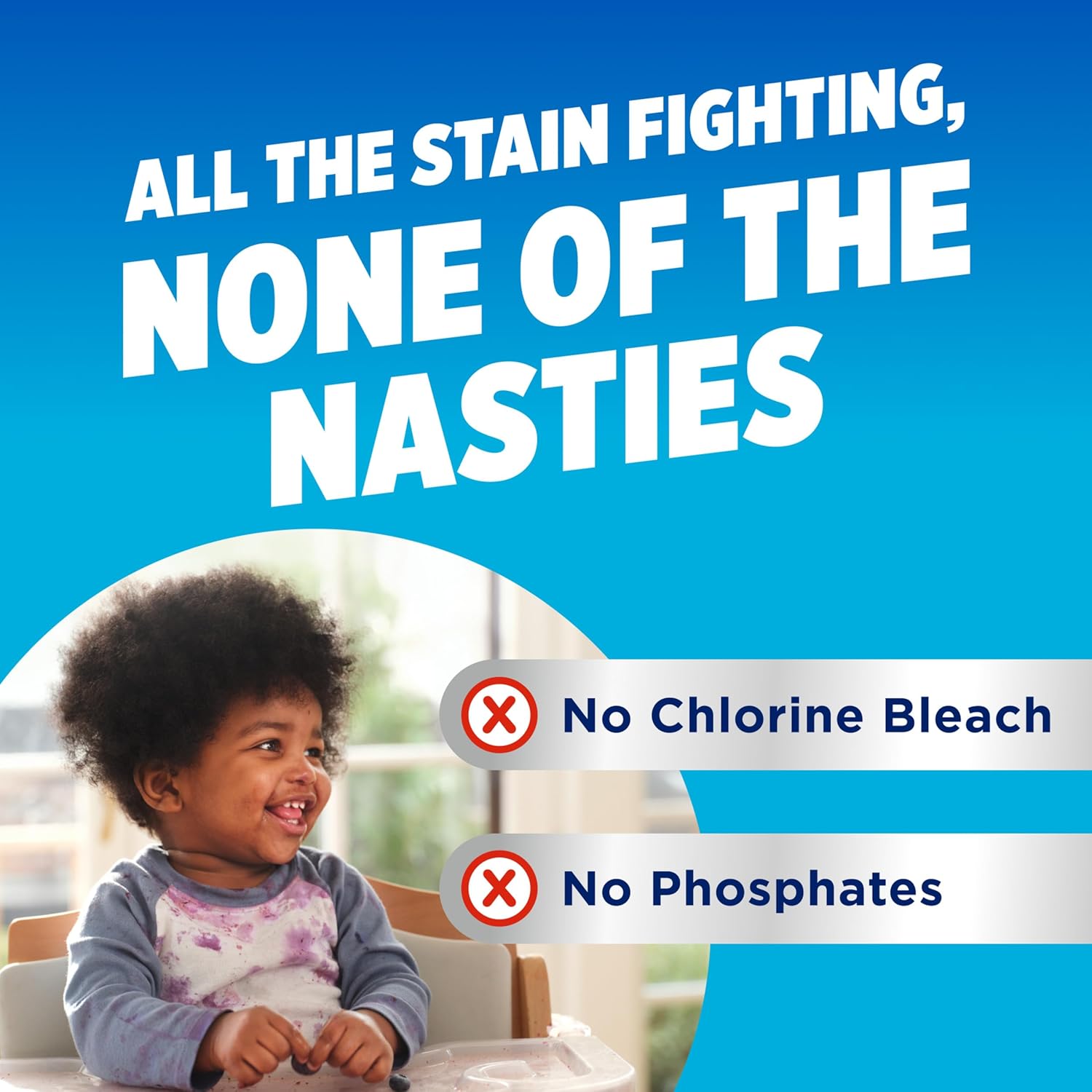 OxiClean Max Force Advanced Stain Remover Liquid, Color-Safe, Bleach-Free Kids and Baby Essential, Use with Detergent to Remove Messy Stains like Berries, Juice, Mud, Grass, 45 Fl Oz - Image 6