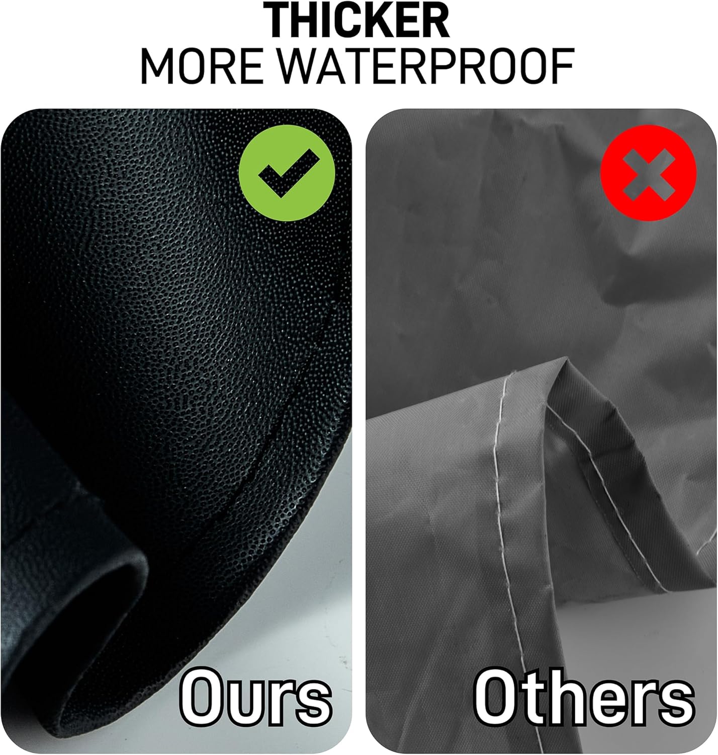 Waterproof Apron with Comfortable Adjustable Bib Rubber Vinyl Dishwasher Heavy Duty Apron for Men Women Dishwashing - Image 3