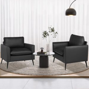 TYBOATLE Accent Chairs Set of 2, Bl...