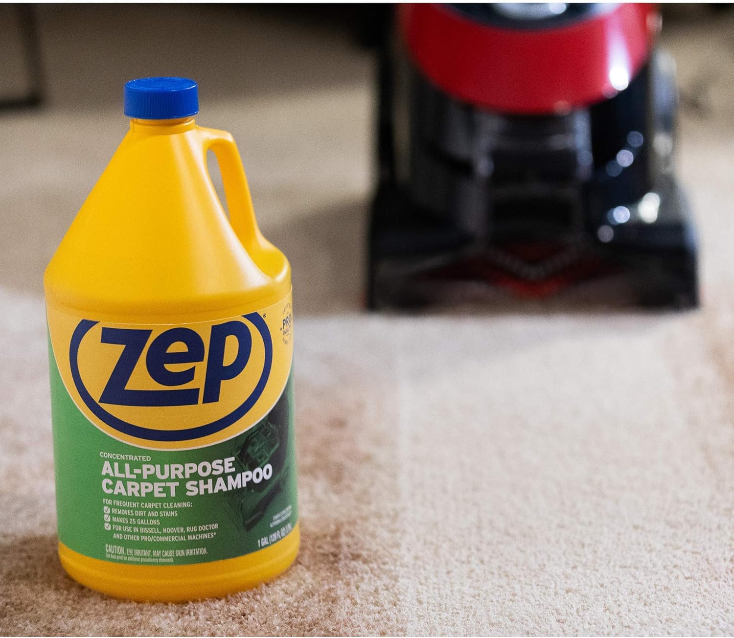 Zep All-Purpose Carpet Shampoo Concentrate Cleaner - 1 Gallon - ZUCEC128 - Professional Formula Removes Dirt and Stains - Image 5