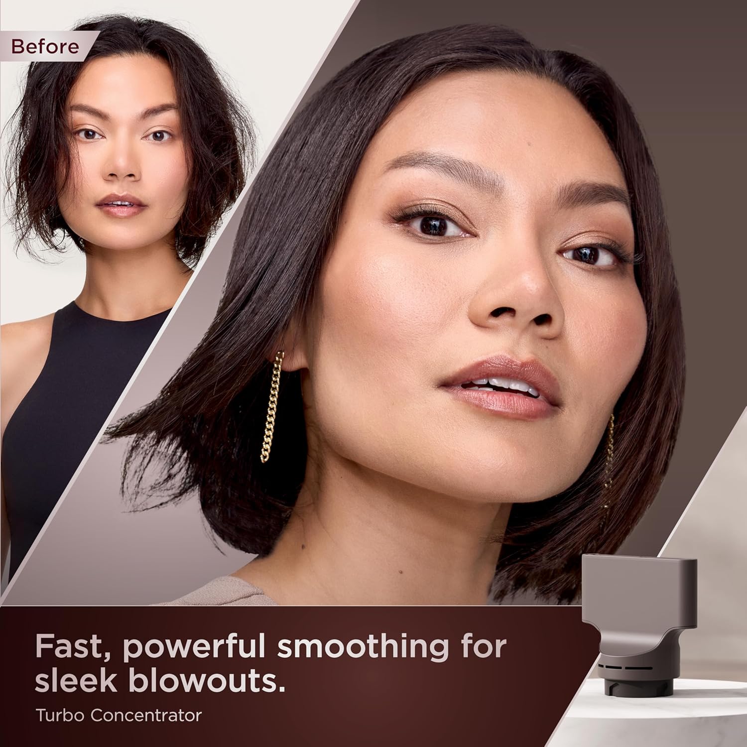 Shark SpeedStyle Pro Flex Professional Performance High-Velocity Hair Dryer System with Scalp Shield & IQ Speed Styling and Drying Suite, Lightweight, Ionic, No Heat Damage, Mocha Silver, HD542 - Image 14