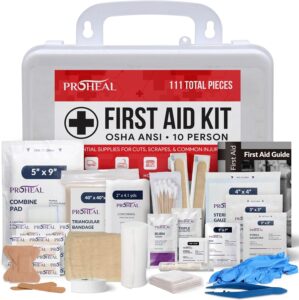 OSHA Compliant First Aid Kit –...