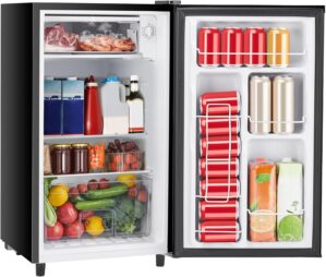 Sweetcrispy 3.2 Cu.Ft Mini Fridge w...