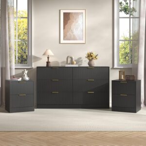 3-Piece Modern Bedroom Furniture Se...