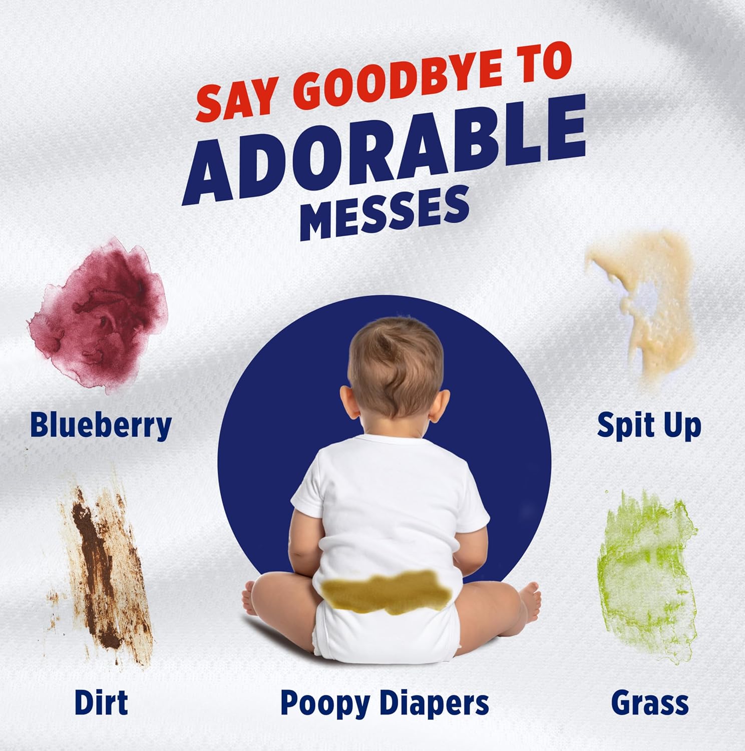 OxiClean Max Force Laundry Stain Remover Spray, Newborn & Baby Essentials, Stain Treater, 12 fl oz, 3-Pack - Image 3
