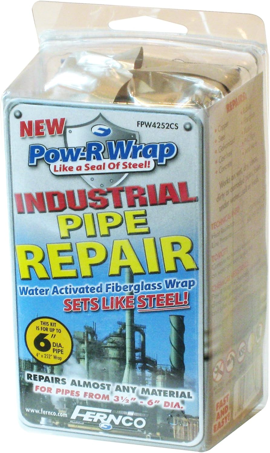 Fernco Pow-R Wrap Plumbing Pipe Leak Repair 4-in. x 252-in.