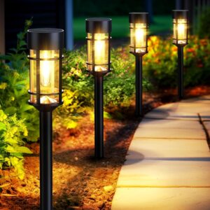 Mancra Solar Pathway Lights, 8 Pack...