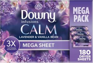 Downy Calm Mega Dryer Sheets, Large...
