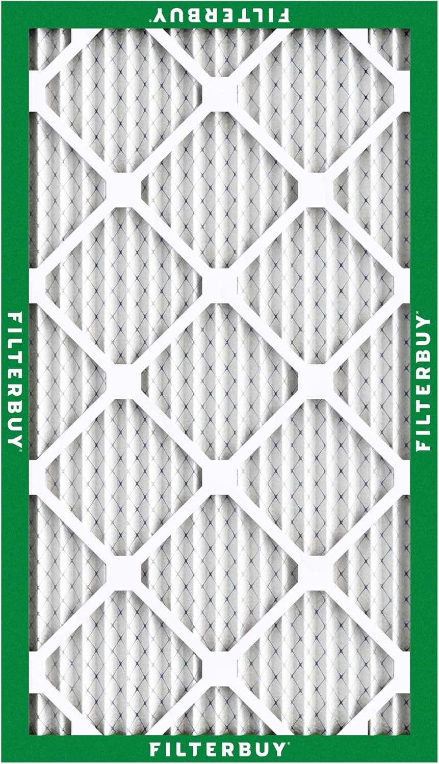 Filterbuy 16x25x1 Air Filter MERV 8 Essential Dust & Allergy Defense (4-Pack), Electrostatic Pleated HVAC AC Furnace Filters Replacement, Made in USA (Actual Size: 15.50 x 24.50 x 0.75) - Image 9