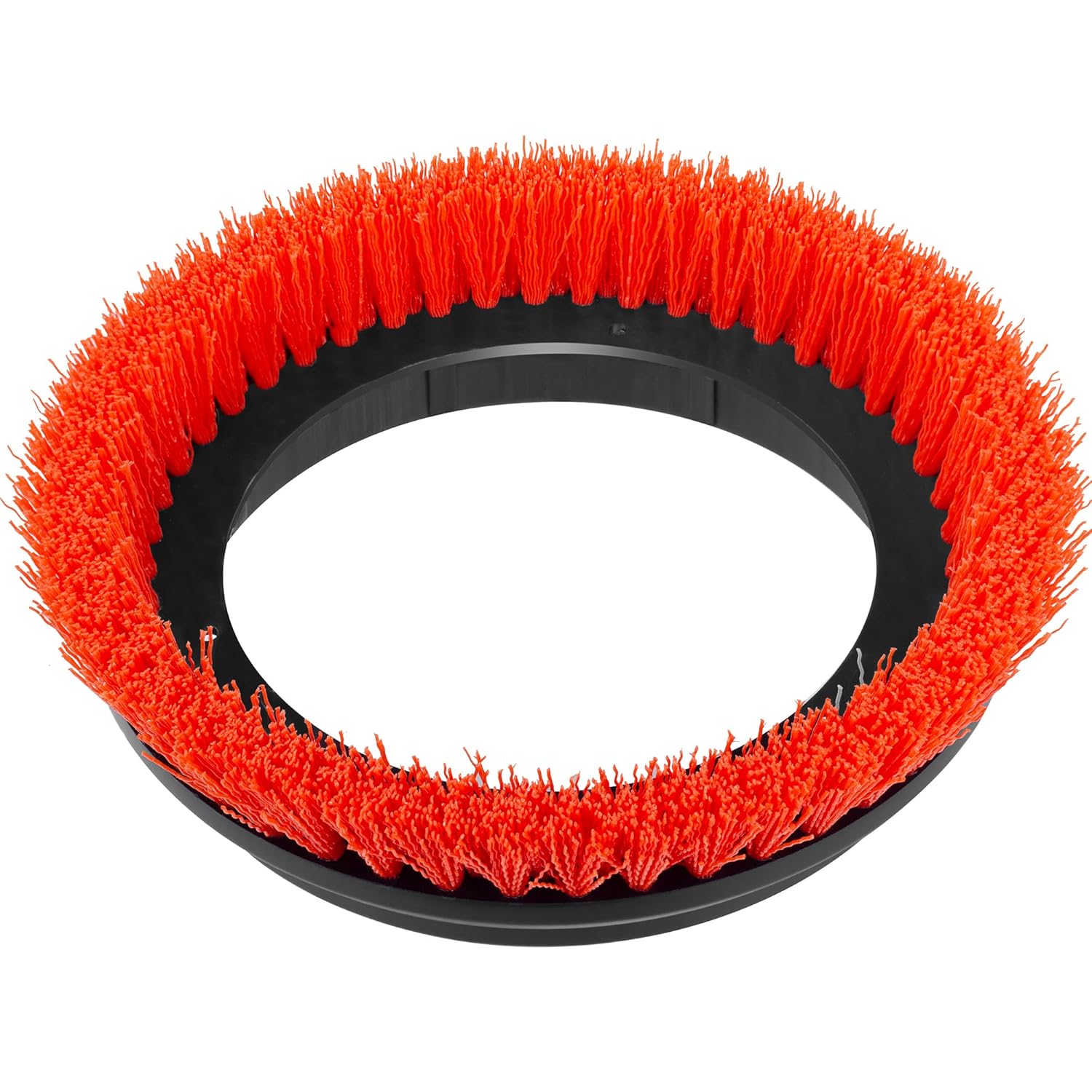 Commercial Scrub Brush for Orbital Floor Scrubber, Compatible with Oreck Orbiter XL ORB550MC, Bissell BGEM9000, 12" Diameter, Heavy-Duty Brush, Orange - Image 5
