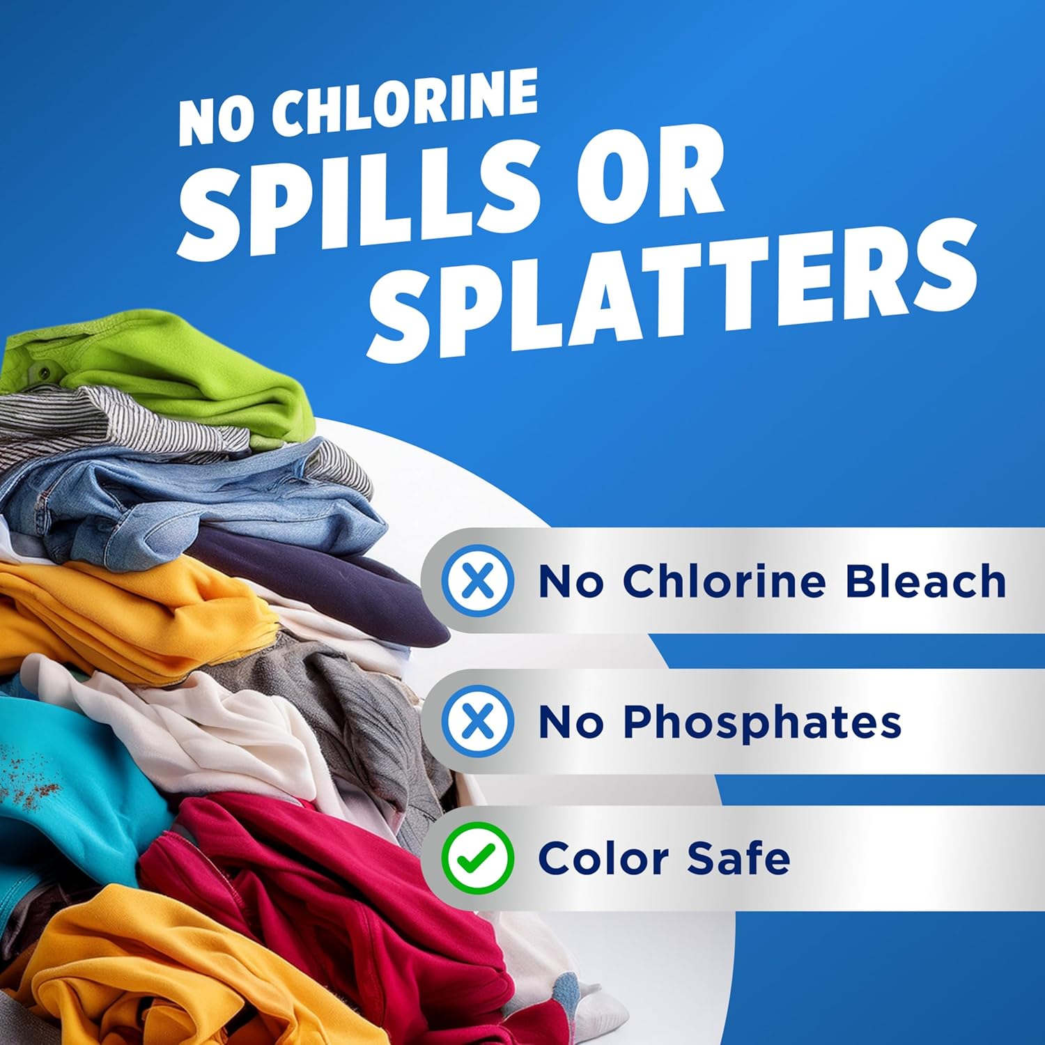 OxiClean White Revive Whitener & Stain Remover Liquid Additive, Water-Activated Oxygen Bleach for Laundry, 45 fl oz - Image 7