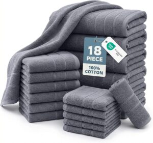 Casa Platino Cotton Towels Set for ...