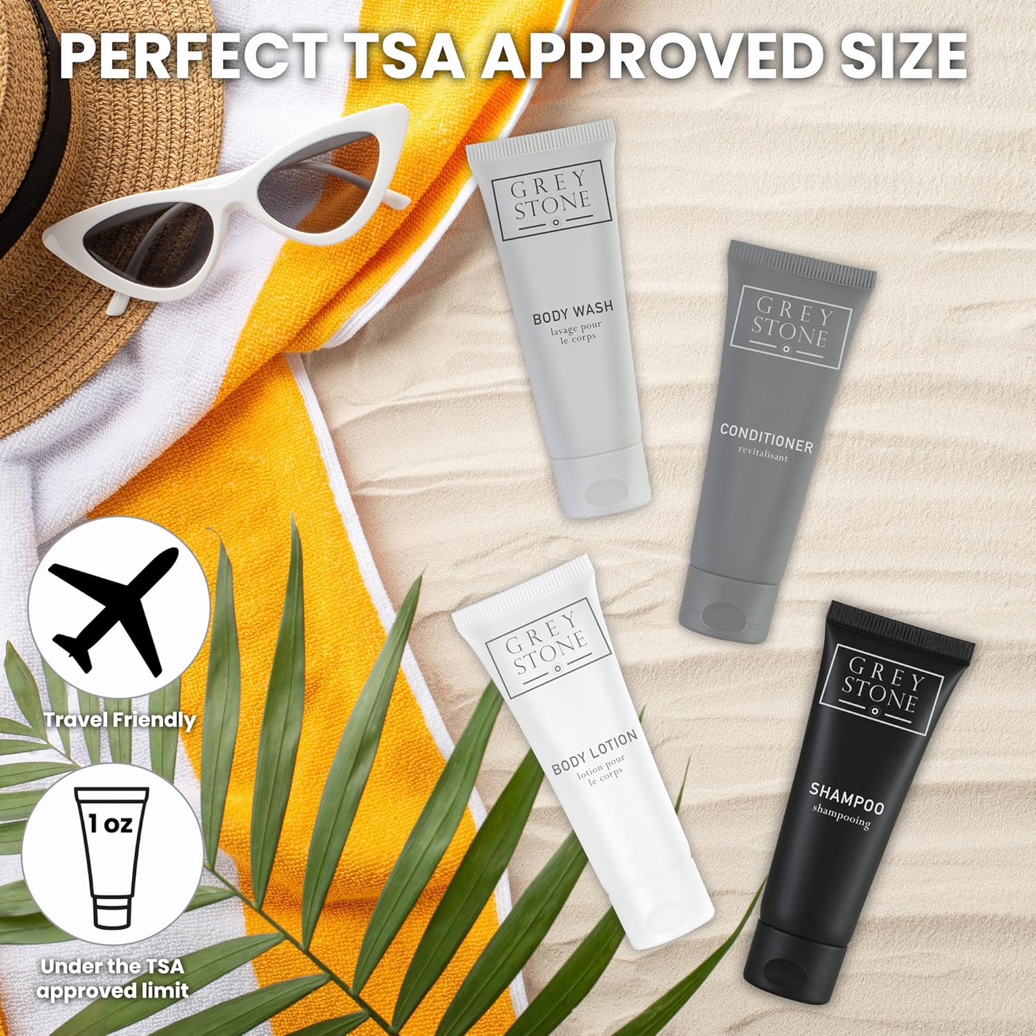 Grey Stone Hotel Shampoo Tubes, Travel Size Bulk Amenities, 1 oz, Case of 150 - Image 5