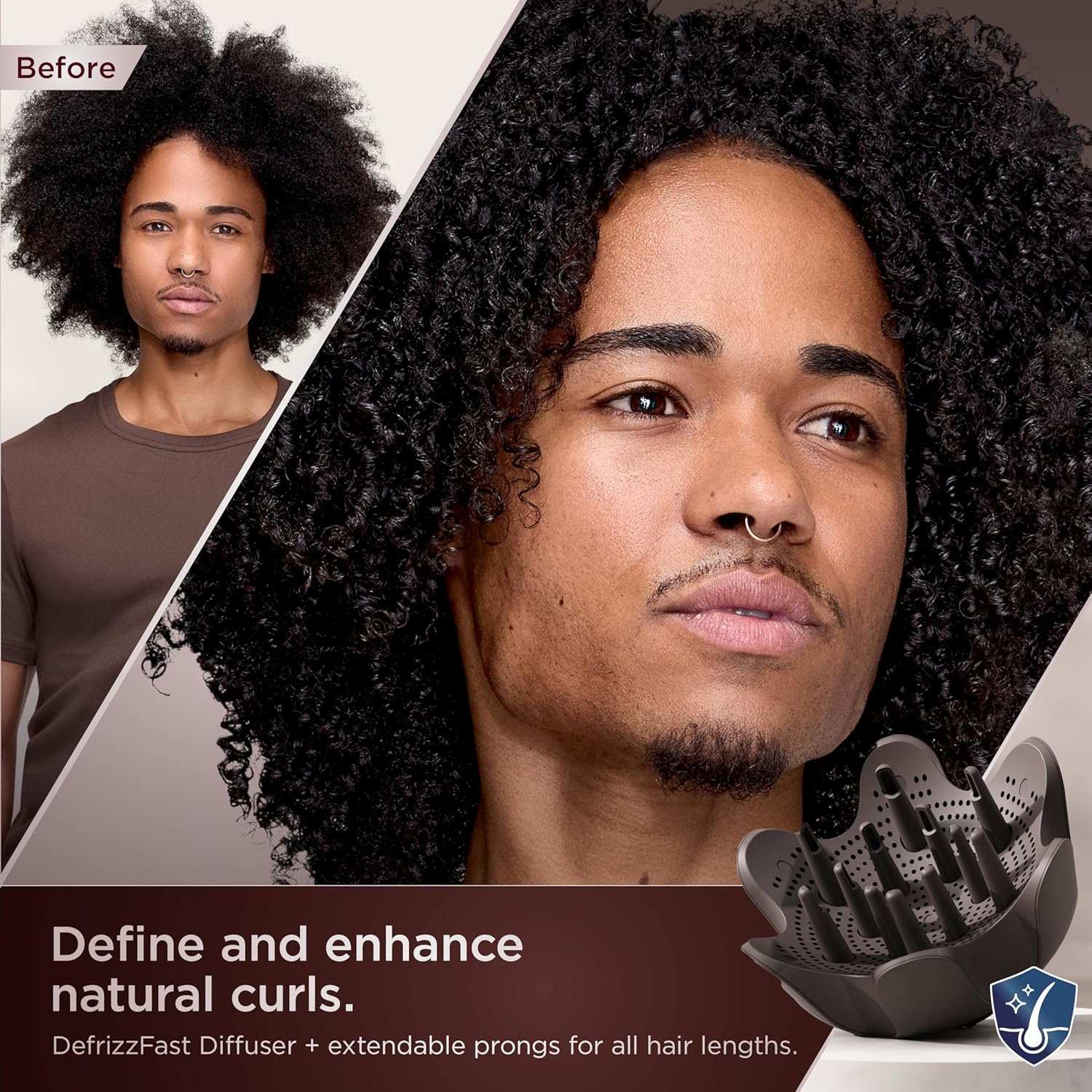 Shark SpeedStyle Pro Flex Professional Performance High-Velocity Hair Dryer System with Scalp Shield & IQ Speed Styling and Drying Suite, Lightweight, Ionic, No Heat Damage, Mocha Silver, HD542 - Image 8