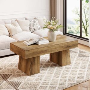 LITTLE TREE Farmhouse Coffee Table,...