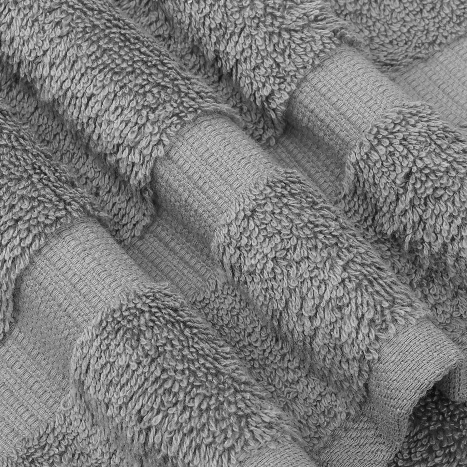 Chakir Turkish Linens | Hotel & Spa Quality 100% Cotton Premium Turkish Towels | Soft & Absorbent (4-Piece Bath Towels, Gray) - Image 5