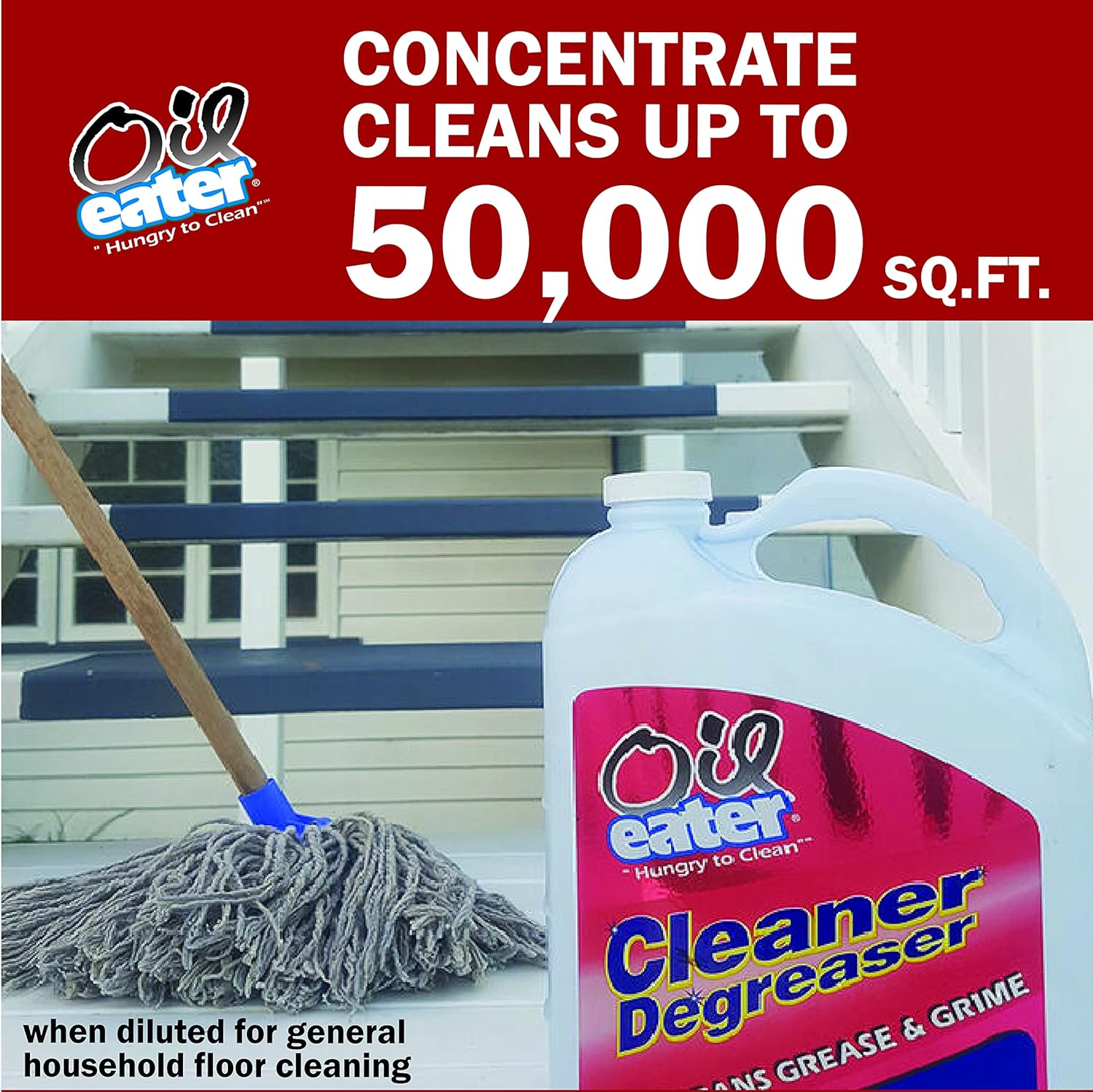 Oil Eater Original 1 Gallon Cleaner, Degreaser - Dissolve Grease Oil and Heavy-Duty Stains – Professional Strength - Image 8