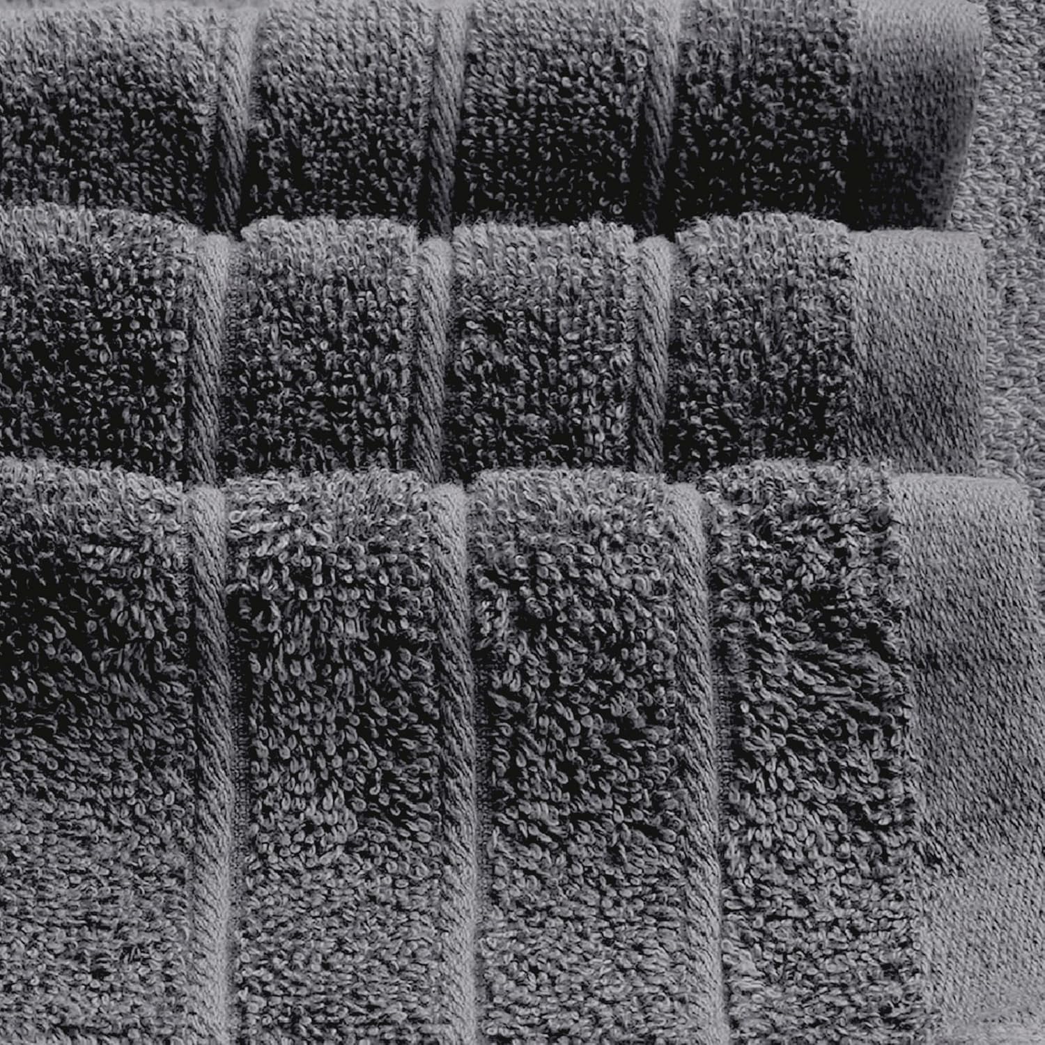 Tens Towels Pack of 4 Extra Large Bath Towels 30 x 60 Inches, 100% Cotton, Larger & Lighter Weight, Quicker to Dry, Super Soft and Absorbent, Perfect for Bathroom, Dark Grey - Image 4