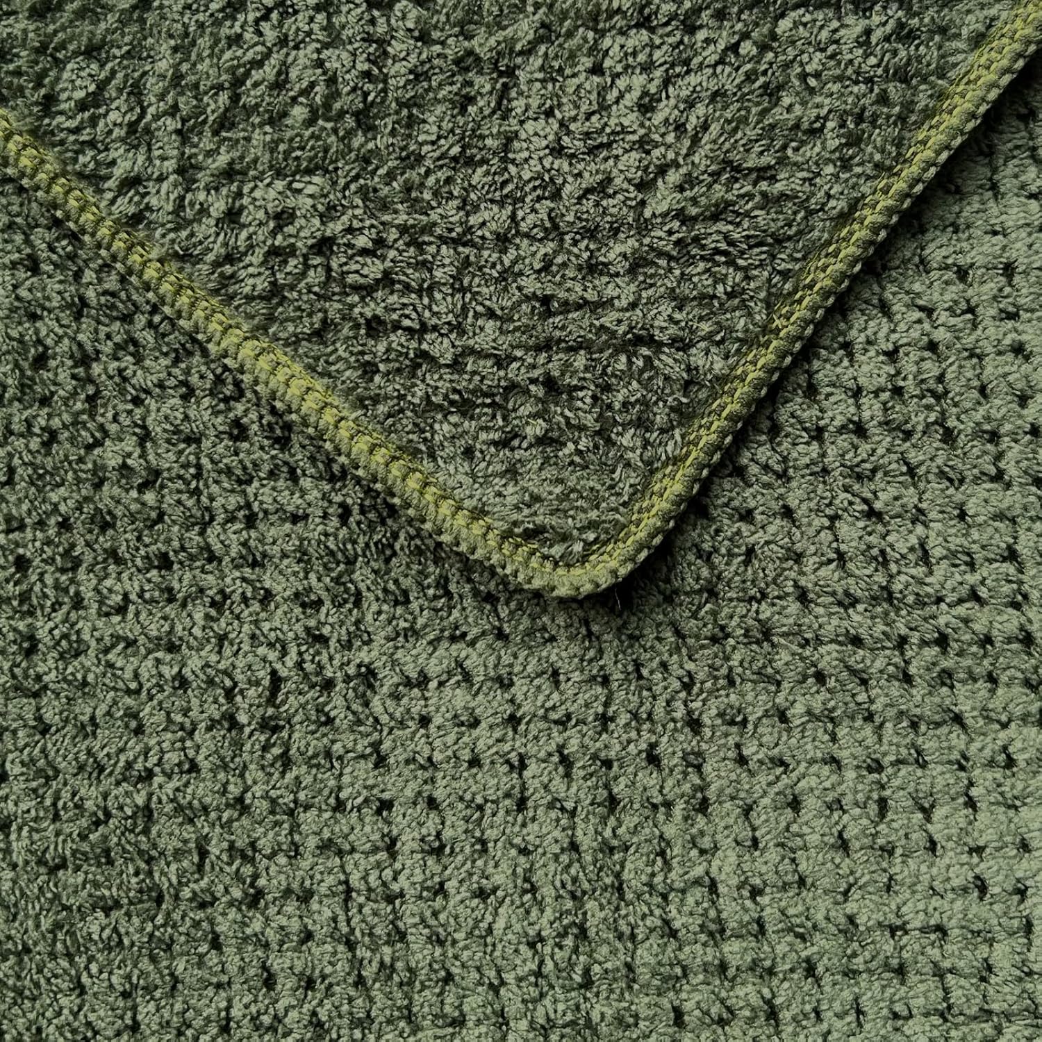 YTYC 39x78 Inch Oversized Bath Sheets Extra Large Bath Towels Set of 6 Super Soft Luxury Microfiber Shower Towels for Bathroom 80% Polyester(Olive Green,6 Piece) - Image 6