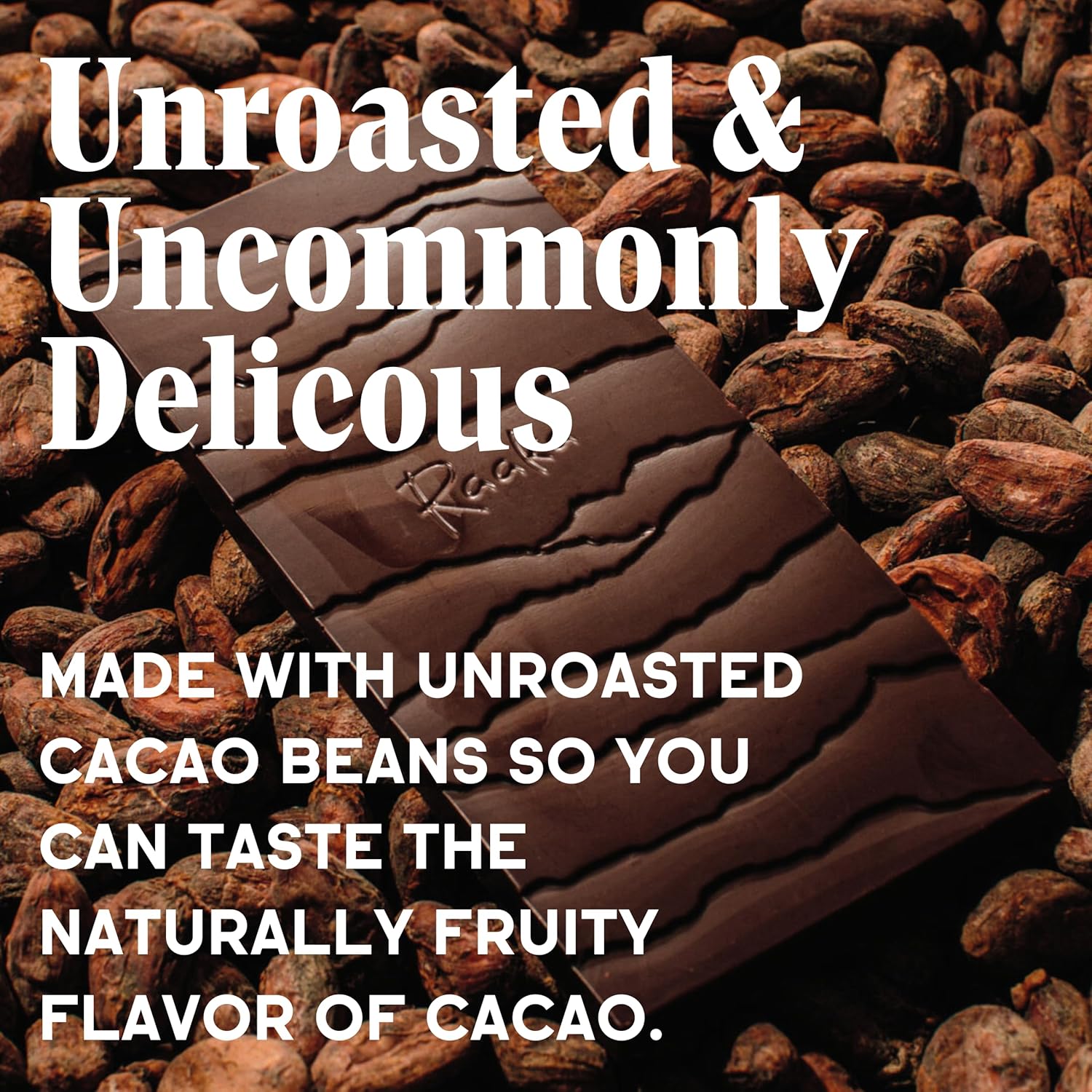 Raaka 100% Dark Chocolate Bars - Unsweetened, Bitter, Sugar Free, Pure Cacao - Organic, Vegan, Soy Free, Gluten Free, Kosher, Keto, Nut Free - 1.8oz 100% Chocolate Bars, 3-Pack - Image 6