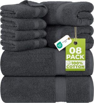 Utopia Towels 8 Piece Luxury Towel ...