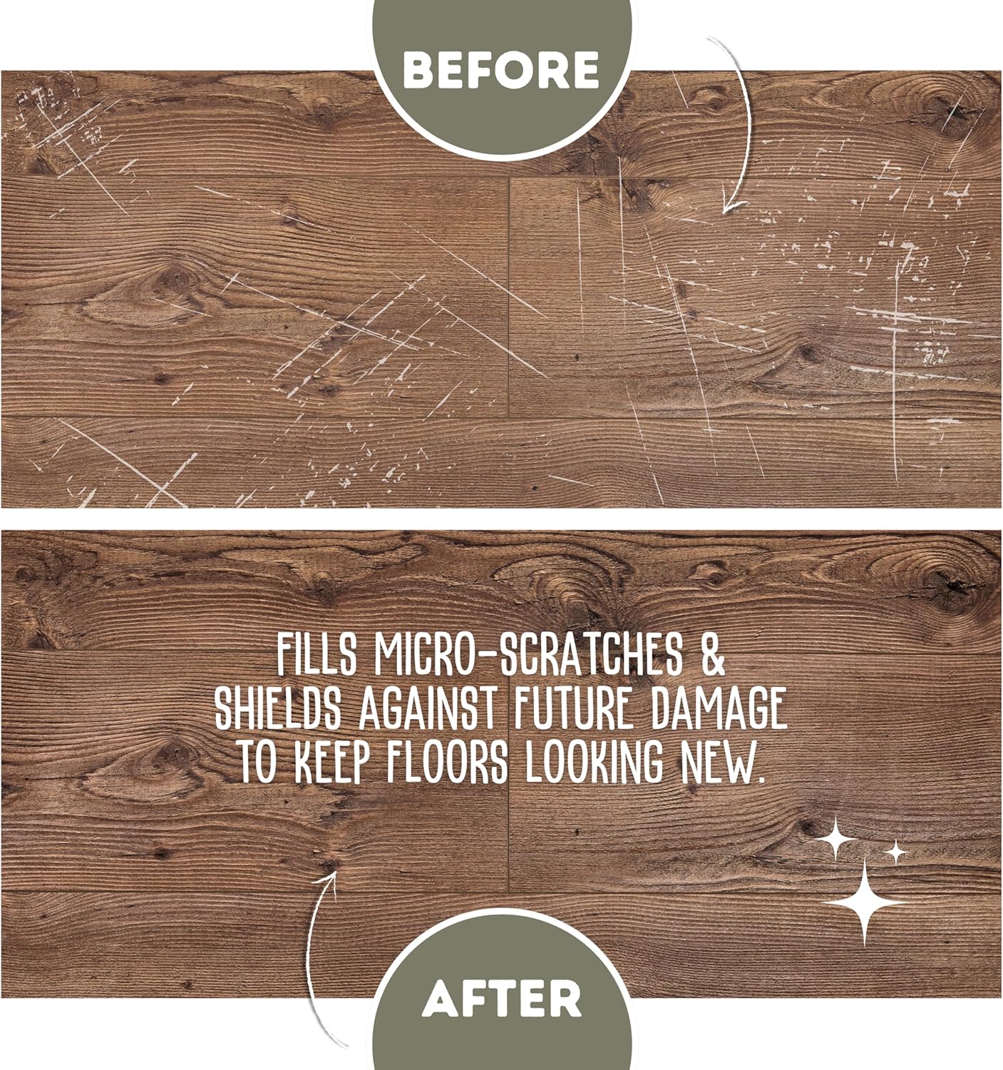 Quick Shine Multi Surface Floor Finish 64oz | Cleaner & Polish to use on Hardwood, Laminate, Luxury Vinyl Plank LVT, Tile & Stone | Safer Choice w/Clean Shine Technology | Shine-Protect-Refresh - Image 7