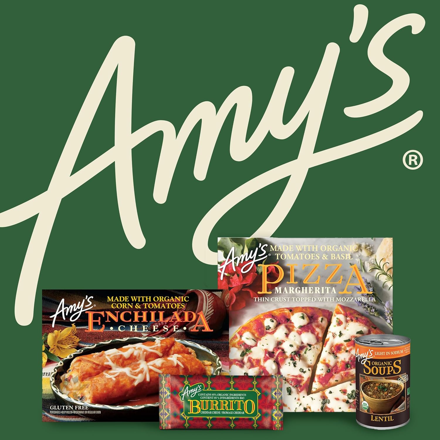 Amy's Frozen Meals, Indian Mattar Paneer, Made with Basmati Rice, Cheese, Organic Tomatoes, Peas & Garbanzo Beans, Gluten Free, 10 oz. - Image 9