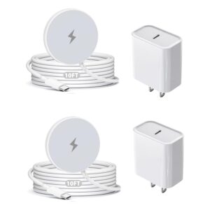 10FT Magnetic Wireless Charger,2Pac...