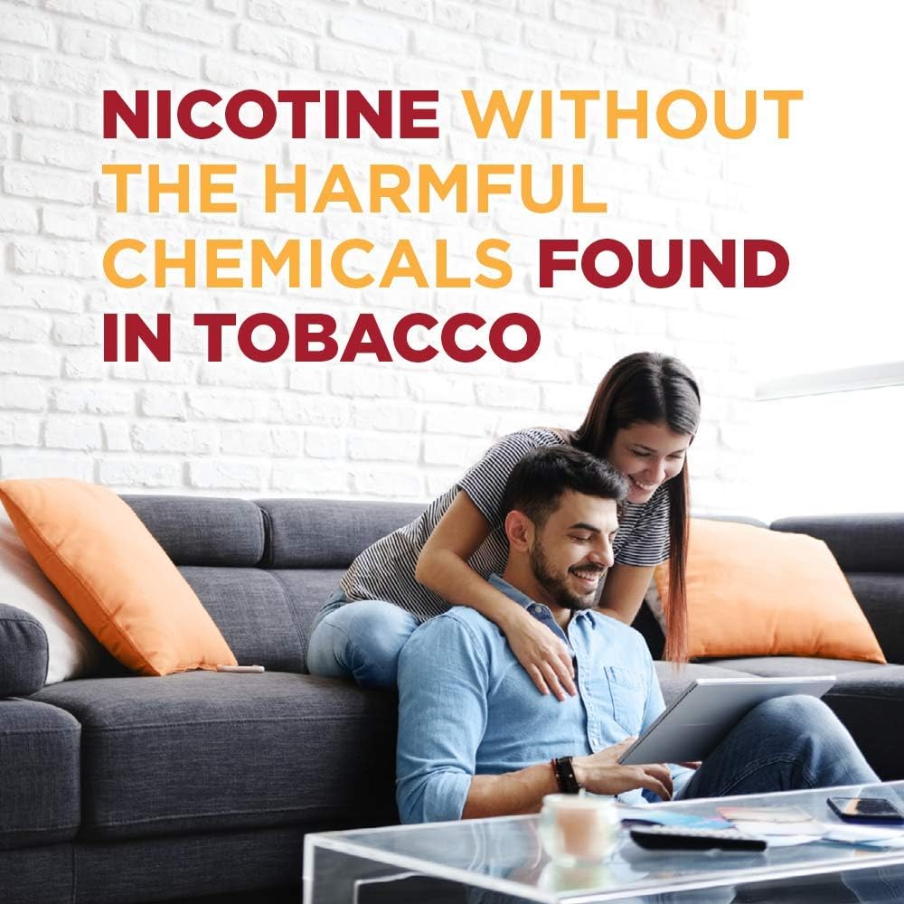 Amazon Basic Care Nicotine Polacrilex Coated Gum 4 mg (nicotine), Cinnamon Flavor, Stop Smoking Aid, Quit Smoking, Reduces Nicotine Cravings, 160 Count - Image 8