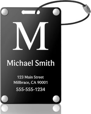 Personalized Luggage Tags: Custom M...