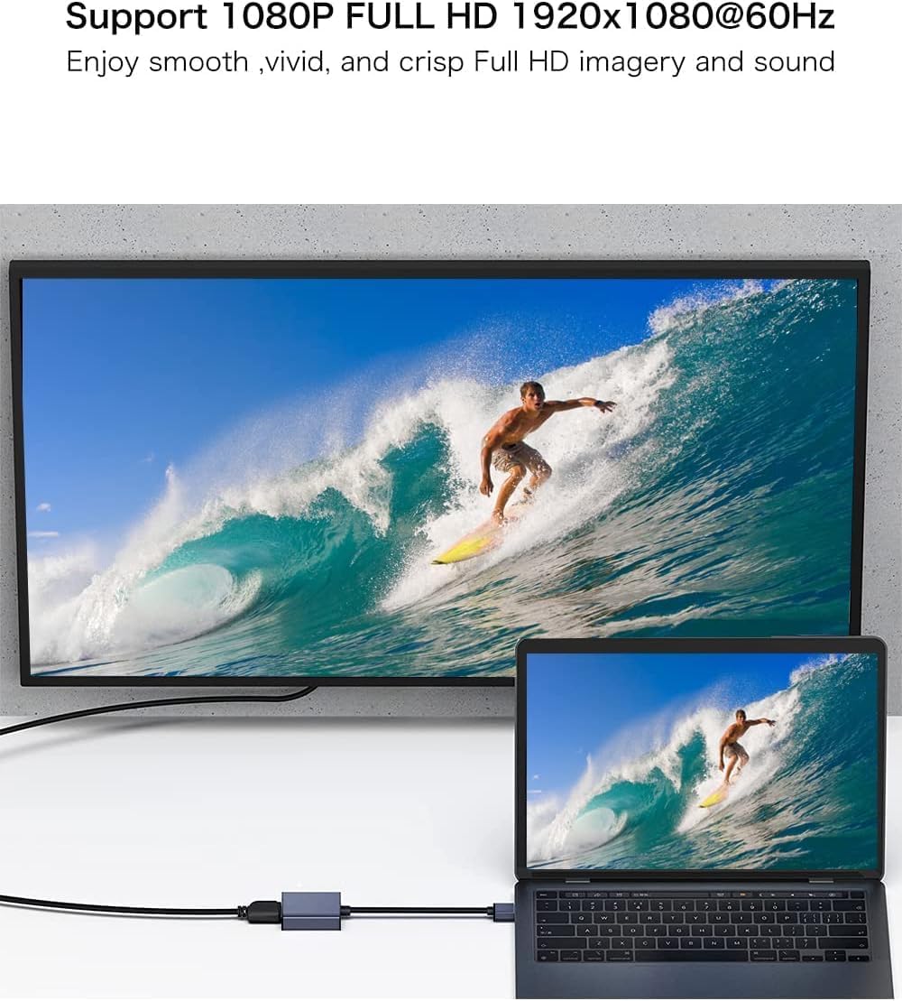 USB to HDMI Adapter - 3.0/2.0 Multi-Monitor Cable,Compatible with Windows 7/8/10/11 and MacOS for Multiple Monitors - Image 5