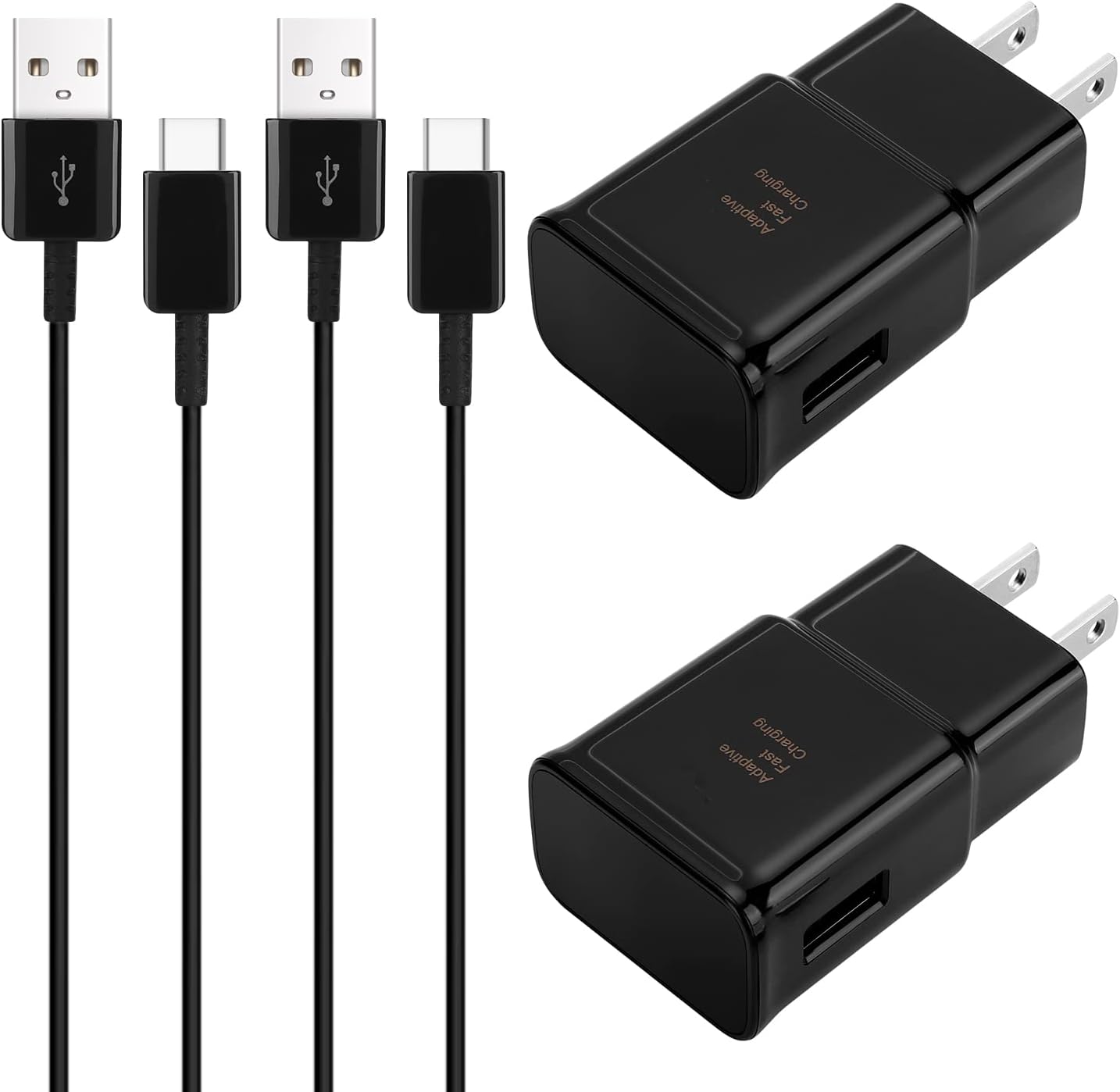 Type C Charger Fast Charging,Android Phone Charger Block with USB C Charger Cables 6.6Ft & 10Ft for S25/S23/S22/S21/S20/S10/S10 Plus/S10E/S9/S8/S21Ultra/S22+/S22 Ultra/Note 8/9/10/20