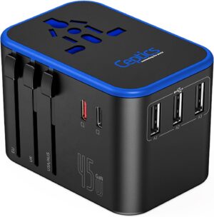 Ceptics Universal Travel Adapter, 4...