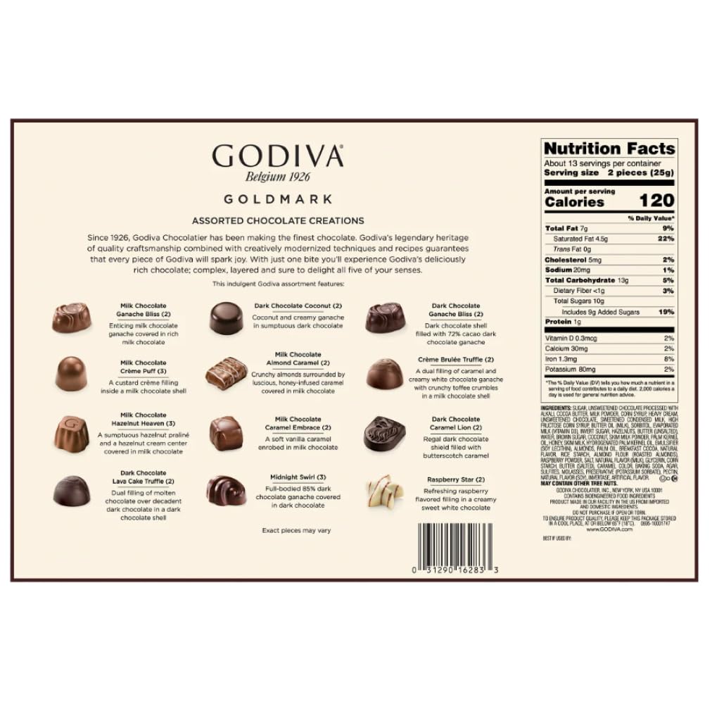 Godiva Premium Assorted Chocolates, 27-count - Image 2