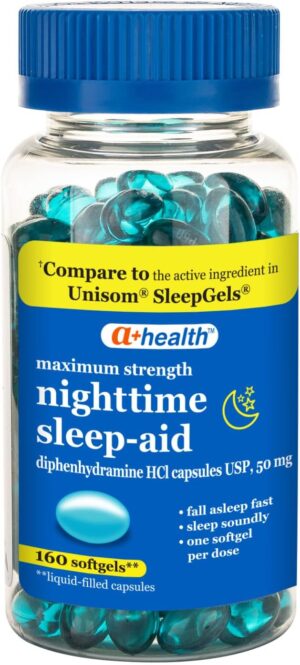 A+Health Nighttime Sleep Aid Diphen...