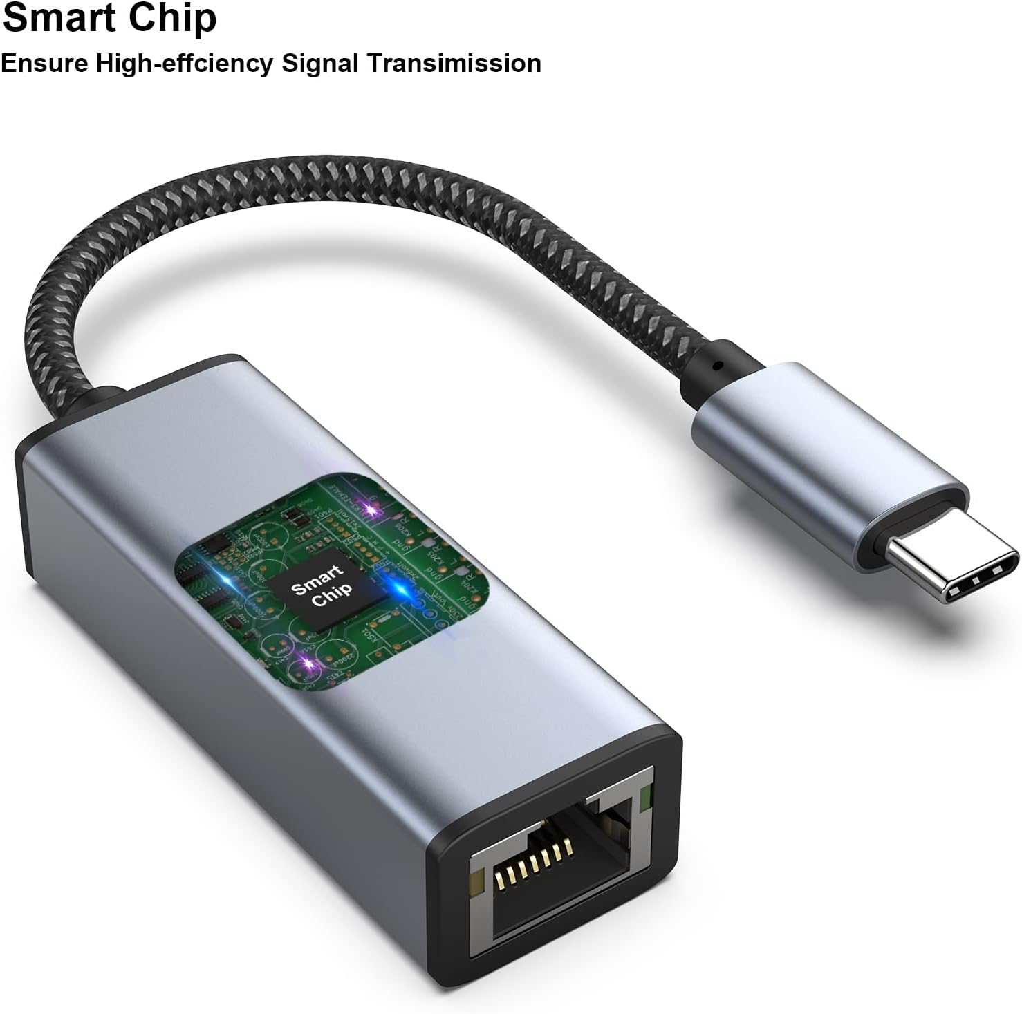BENFEI USB-C to Ethernet Adapter, USB Type-C (Thunderbolt 3/4) to RJ45 Gigabit Ethernet LAN Network Adapter Compatible with iPhone 15 Pro/Max, MacBook Pro/Air 2023, iPad Pro,iMac, S23, XPS 17 and More - Image 7