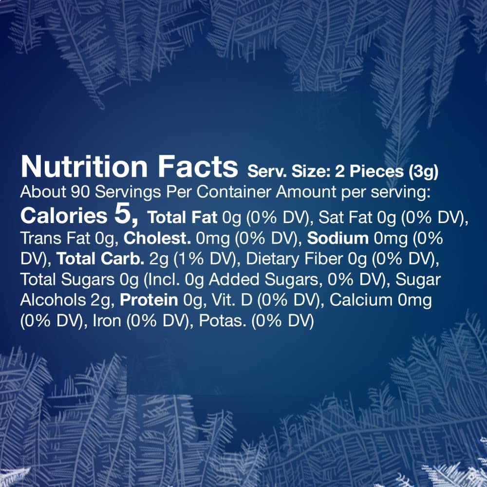 ECLIPSE Winterfrost Chewing Gum Sugar Free, Chewing Gum Bulk Pack, 8.8-Ounce (180 Piece Bag) - Image 2