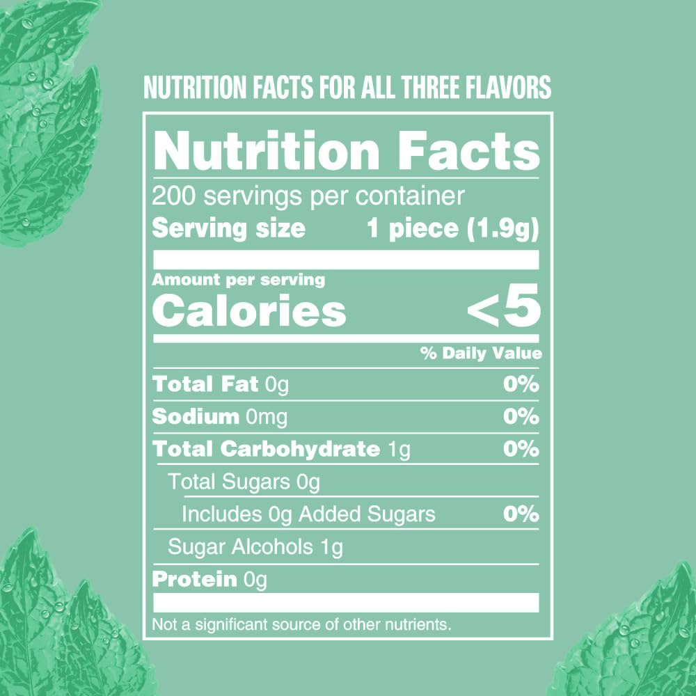 ORBIT Peppermint, Spearmint, & Wintermint Assorted Sugar Free Chewing Gum Bulk Pack, 13.4 oz 200-Piece Bag - Image 2