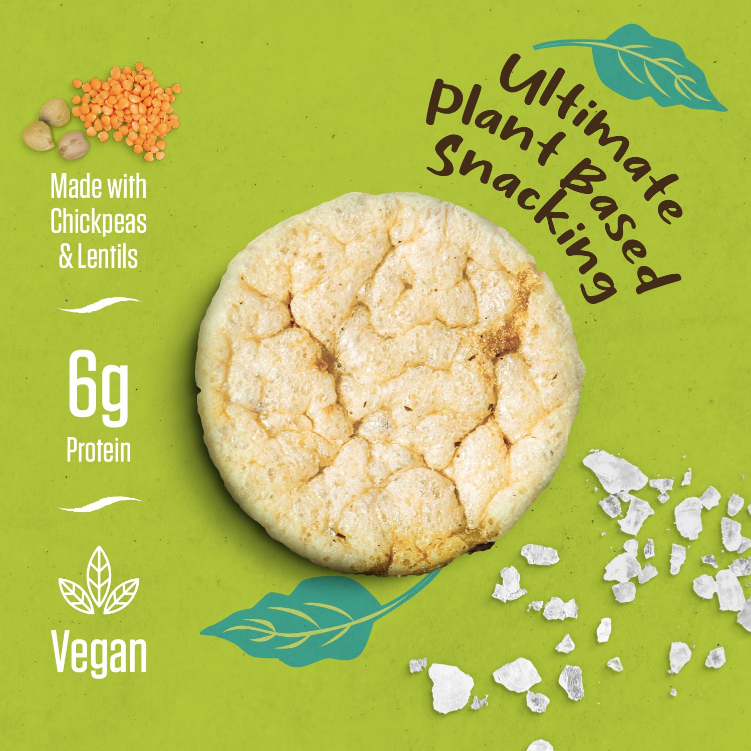PeaKaPop Veggie Chips – Plant-Based, Healthy Veggie Crisps with Pea, Lentil & Chickpea Protein – Vegan, Gluten-Free, Popped Chips – Snack Size for Kids & Adults – 1 oz Bags (15-Pack) – Sea Salt - Image 4