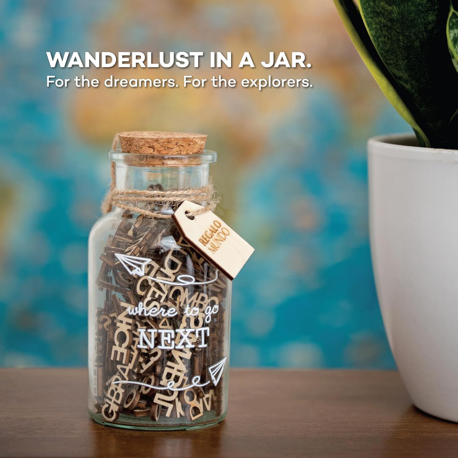 Where to Go Next – Travel Destination Jar | Eco-Friendly Travel Gift for Travelers, Couples & Adventurers | 100 Wooden Carved Places to Visit - Image 6