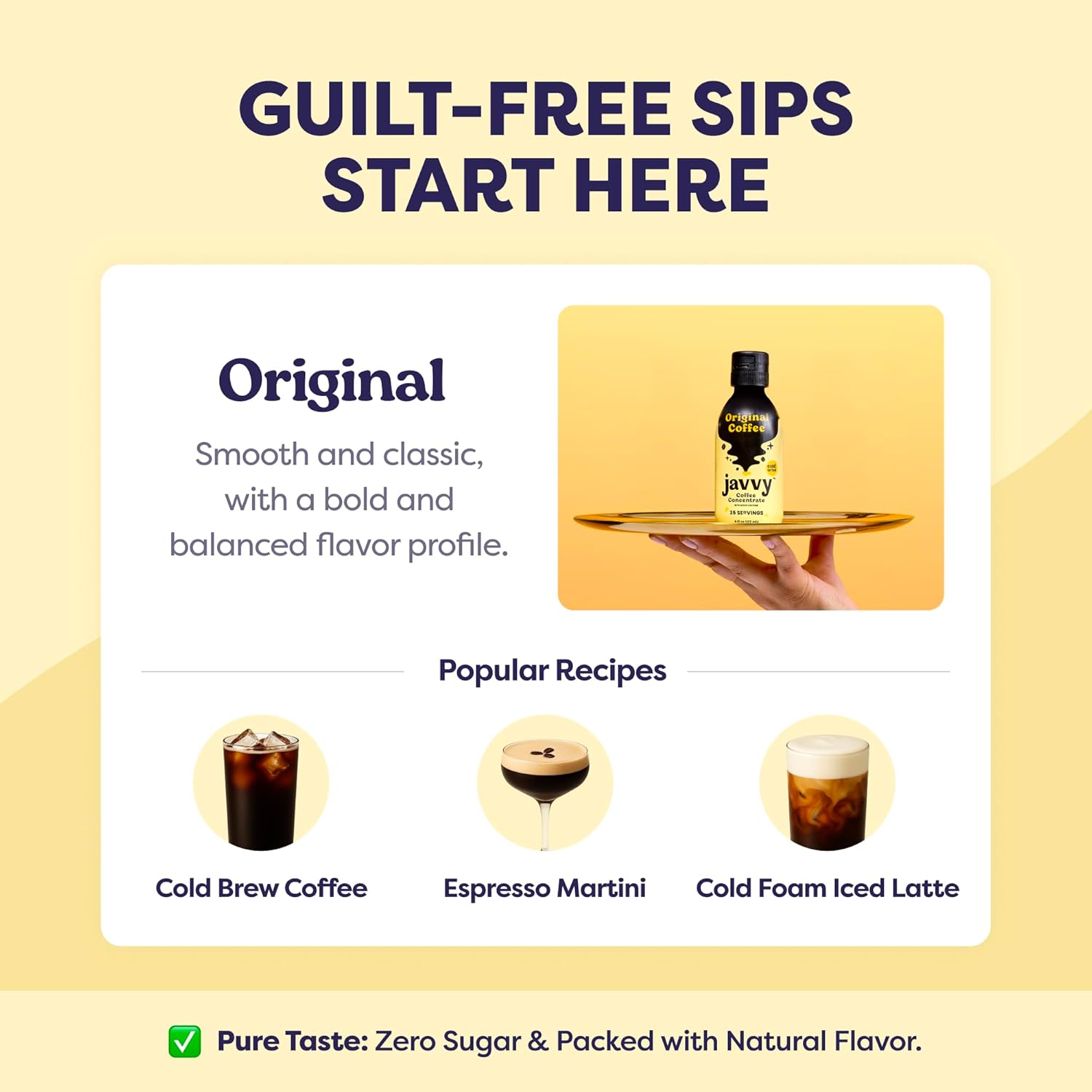 Coffee Concentrate - Cold Brew Coffee, Perfect for Hot or Iced Instant Coffees, Hot Drinks, Cold Brew Concentrate, 35 Servings – Original - Image 3