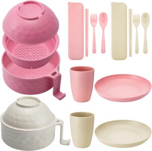 12 Pcs Microwave Ramen Cooker Set M...